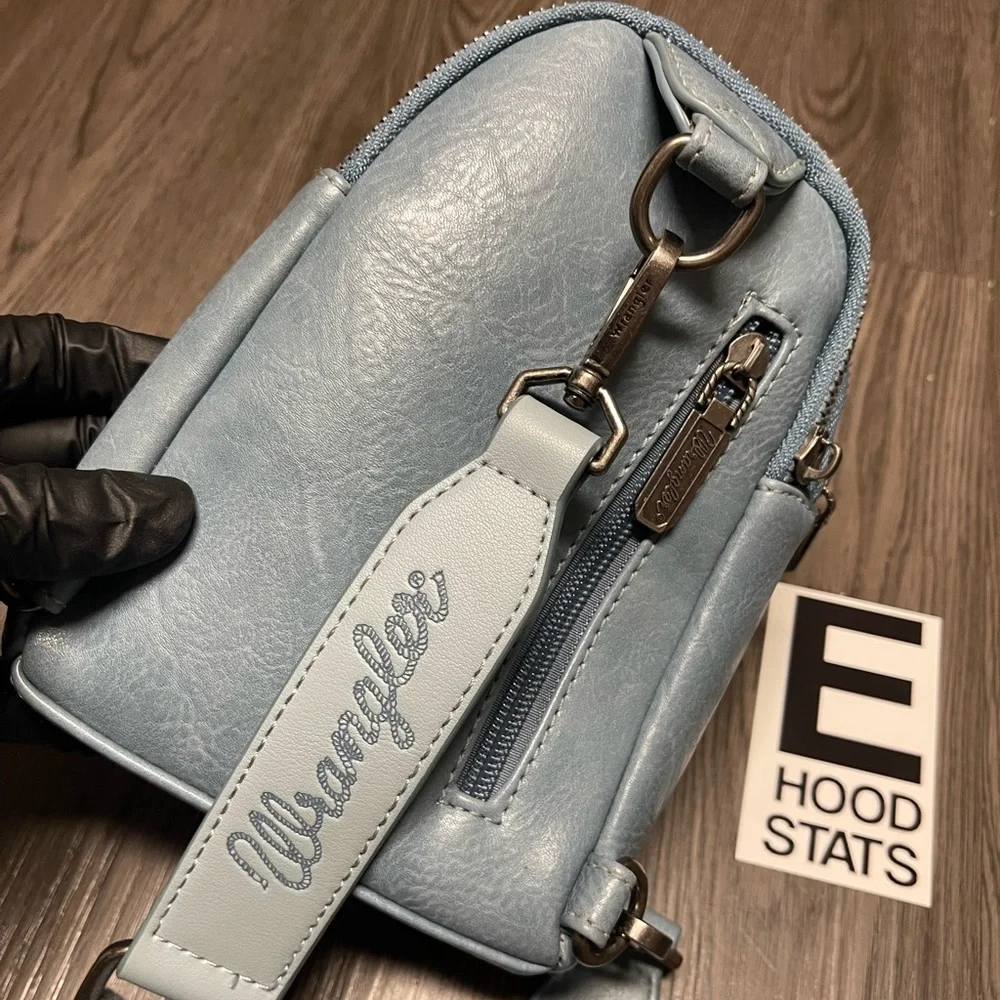 Wrangler Mini Crossbody Light Blue Bag